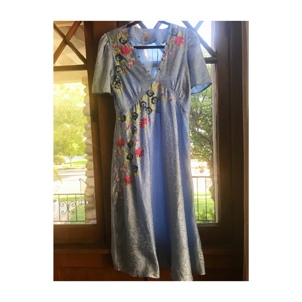 ASOS embroidered floral dress